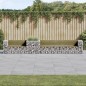vidaXL Panca da Giardino con Cesto Gabbione Legno Impregnato di Pino vidaXL Panca da Giardino con Cesto Gabbione Legno Impregnato di Pino