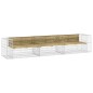vidaXL Panca da Giardino Design Gabbione 347x71x65,5cm Pino Impregnato vidaXL Panca da Giardino Design Gabbione 347x71x65,5cm Pino Impregnato