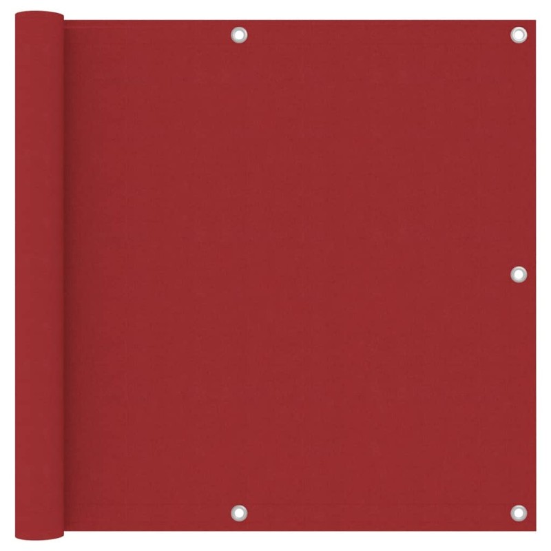 Paravento da Balcone Rosso 90x600 cm in Tessuto Oxford Paravento da Balcone Rosso 90x600 cm in Tessuto Oxford