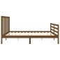 vidaXL Giroletto con Testiera Miele 6FT Super King in Legno Massello vidaXL Giroletto con Testiera Miele 6FT Super King in Legno Massello