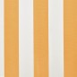 vidaXL Tenda Parasole Tela Giallo e Bianco 4x3m (Telaio non Incluso) vidaXL Tenda Parasole Tela Giallo e Bianco 4x3m (Telaio non Incluso)