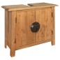 vidaXL Set da Bagno 5 pz in Legno Massello di Pino vidaXL Set da Bagno 5 pz in Legno Massello di Pino