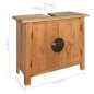 vidaXL Set da Bagno 5 pz in Legno Massello di Pino vidaXL Set da Bagno 5 pz in Legno Massello di Pino
