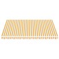 vidaXL Tessuto di Ricambio per Tenda da Sole Giallo e Bianco 4x3,5 m vidaXL Tessuto di Ricambio per Tenda da Sole Giallo e Bianco 4x3,5 m