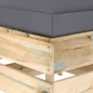 vidaXL Set Salotto da Giardino con Cuscini 5 pz Legno Impregnato Verde vidaXL Set Salotto da Giardino con Cuscini 5 pz Legno Impregnato Verde