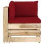 vidaXL Set Divani da Giardino con Cuscini 6 pz Legno Impregnato Verde vidaXL Set Divani da Giardino con Cuscini 6 pz Legno Impregnato Verde