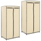 Armadio 2 pz Crema 75x50x160 cm Armadio 2 pz Crema 75x50x160 cm