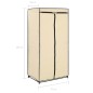 Armadio 2 pz Crema 75x50x160 cm Armadio 2 pz Crema 75x50x160 cm
