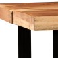 vidaXL Set da Bar 7 pz in Legno Massello di Sheesham e Vera Pelle vidaXL Set da Bar 7 pz in Legno Massello di Sheesham e Vera Pelle