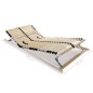 vidaXL Reti a Doghe 2 pz 7 Zone con 28 Doghe in Legno 90x200 cm vidaXL Reti a Doghe 2 pz 7 Zone con 28 Doghe in Legno 90x200 cm