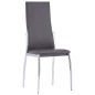 vidaXL Set Sala da Pranzo 9 pz in Similpelle Grigio vidaXL Set Sala da Pranzo 9 pz in Similpelle Grigio