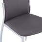 vidaXL Set Sala da Pranzo 9 pz in Similpelle Grigio vidaXL Set Sala da Pranzo 9 pz in Similpelle Grigio