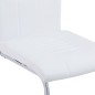 vidaXL Set Sala da Pranzo 7 pz in Similpelle Bianco vidaXL Set Sala da Pranzo 7 pz in Similpelle Bianco