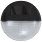 vidaXL Lampade Solari da Parete da Esterni a LED 12 pz Rotonde Nere vidaXL Lampade Solari da Parete da Esterni a LED 12 pz Rotonde Nere