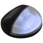 vidaXL Lampade Solari da Parete da Esterni a LED 12 pz Rotonde Nere vidaXL Lampade Solari da Parete da Esterni a LED 12 pz Rotonde Nere