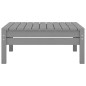 vidaXL Set Divani da Giardino 3 pz in Legno Massello di Pino Grigio