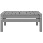 vidaXL Set Divani da Giardino 3 pz in Legno Massello di Pino Grigio
