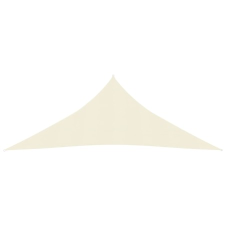 vidaXL Vela Parasole 160 g/m² Crema 4,5x4,5x4,5 m in HDPE