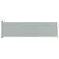 vidaXL Tenda da Sole Laterale Retrattile per Patio 180x600 cm Grigia vidaXL Tenda da Sole Laterale Retrattile per Patio 180x600 cm Grigia
