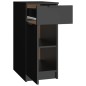 vidaXL Armadietto da Scrivania Nero 33,5x50x75 cm in Legno Multistrato vidaXL Armadietto da Scrivania Nero 33,5x50x75 cm in Legno Multistrato