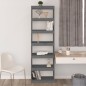 vidaXL Libreria/Divisorio Grigio 60x30x199,5 cm Legno Massello di Pino vidaXL Libreria/Divisorio Grigio 60x30x199,5 cm Legno Massello di Pino