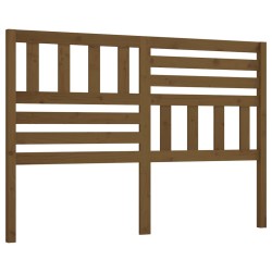 Testiera per Letto Miele 156x4x100 cm in Legno Massello di Pino