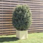 vidaXL Fioriera da Giardino Bianca 40x40x40 cm Legno Massello di Pino vidaXL Fioriera da Giardino Bianca 40x40x40 cm Legno Massello di Pino