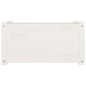 vidaXL Fioriere da Giardino 2 pz Bianche 60x31x31 cm Massello di Pino vidaXL Fioriere da Giardino 2 pz Bianche 60x31x31 cm Massello di Pino