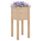 vidaXL Fioriere da Giardino 2 pz 31x31x70 cm Legno Massello di Pino vidaXL Fioriere da Giardino 2 pz 31x31x70 cm Legno Massello di Pino