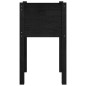 vidaXL Fioriera da Giardino Nera 40x40x70 cm in Legno Massello di Pino vidaXL Fioriera da Giardino Nera 40x40x70 cm in Legno Massello di Pino