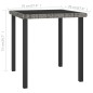 Tavolo da Pranzo da Giardino Grigio 70x70x73 cm in Polyrattan Tavolo da Pranzo da Giardino Grigio 70x70x73 cm in Polyrattan