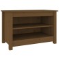 vidaXL Scarpiera Miele 70x38x45,5 cm in Legno Massello di Pino vidaXL Scarpiera Miele 70x38x45,5 cm in Legno Massello di Pino