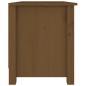 vidaXL Scarpiera Miele 70x38x45,5 cm in Legno Massello di Pino vidaXL Scarpiera Miele 70x38x45,5 cm in Legno Massello di Pino