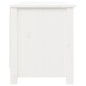 vidaXL Scarpiera Bianca 110x38x45,5 cm in Legno Massello di Pino vidaXL Scarpiera Bianca 110x38x45,5 cm in Legno Massello di Pino