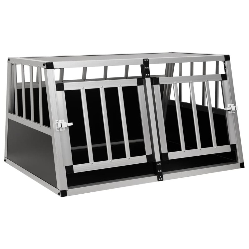 vidaXL Trasportino per Cani con Doppia Porta 89x69x50 cm vidaXL Trasportino per Cani con Doppia Porta 89x69x50 cm