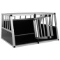 vidaXL Trasportino per Cani con Doppia Porta 89x69x50 cm vidaXL Trasportino per Cani con Doppia Porta 89x69x50 cm