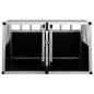 vidaXL Trasportino per Cani con Doppia Porta 89x69x50 cm vidaXL Trasportino per Cani con Doppia Porta 89x69x50 cm