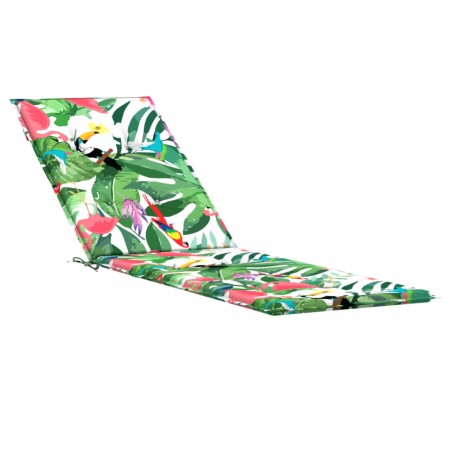 vidaXL Cuscino per Sedia a Sdraio Multicolore in Tessuto Oxford