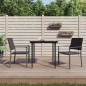 vidaXL Sedie da Giardino 2 pz Nere 54x62,5x89 cm in Polyrattan vidaXL Sedie da Giardino 2 pz Nere 54x62,5x89 cm in Polyrattan