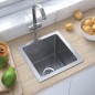vidaXL Lavello da Cucina Lavorato a Mano in Acciaio Inox vidaXL Lavello da Cucina Lavorato a Mano in Acciaio Inox