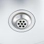 vidaXL Lavello da Cucina Lavorato a Mano in Acciaio Inox vidaXL Lavello da Cucina Lavorato a Mano in Acciaio Inox