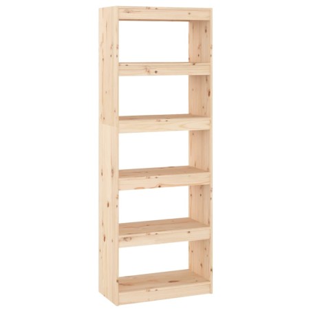 vidaXL Libreria/Divisorio Grigio 60x30x167,5 cm in Massello di Pino