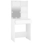 vidaXL Toeletta con LED Bianca 60x40x140 cm vidaXL Toeletta con LED Bianca 60x40x140 cm