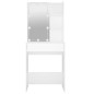 vidaXL Toeletta con LED Bianca 60x40x140 cm vidaXL Toeletta con LED Bianca 60x40x140 cm