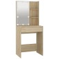 vidaXL Toeletta con LED Rovere Sonoma 60x40x140 cm vidaXL Toeletta con LED Rovere Sonoma 60x40x140 cm