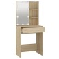 vidaXL Toeletta con LED Rovere Sonoma 60x40x140 cm vidaXL Toeletta con LED Rovere Sonoma 60x40x140 cm