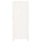 vidaXL Credenza Bianca 70x35x80 cm in Legno Massello di Pino vidaXL Credenza Bianca 70x35x80 cm in Legno Massello di Pino