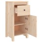 vidaXL Credenza 40x35x80 cm in Legno Massello di Pino vidaXL Credenza 40x35x80 cm in Legno Massello di Pino