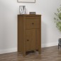 vidaXL Credenza Miele 40x35x80 cm in Legno Massello di Pino vidaXL Credenza Miele 40x35x80 cm in Legno Massello di Pino