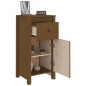 vidaXL Credenze 2 pz Miele 40x35x80 cm in Legno Massello di Pino vidaXL Credenze 2 pz Miele 40x35x80 cm in Legno Massello di Pino